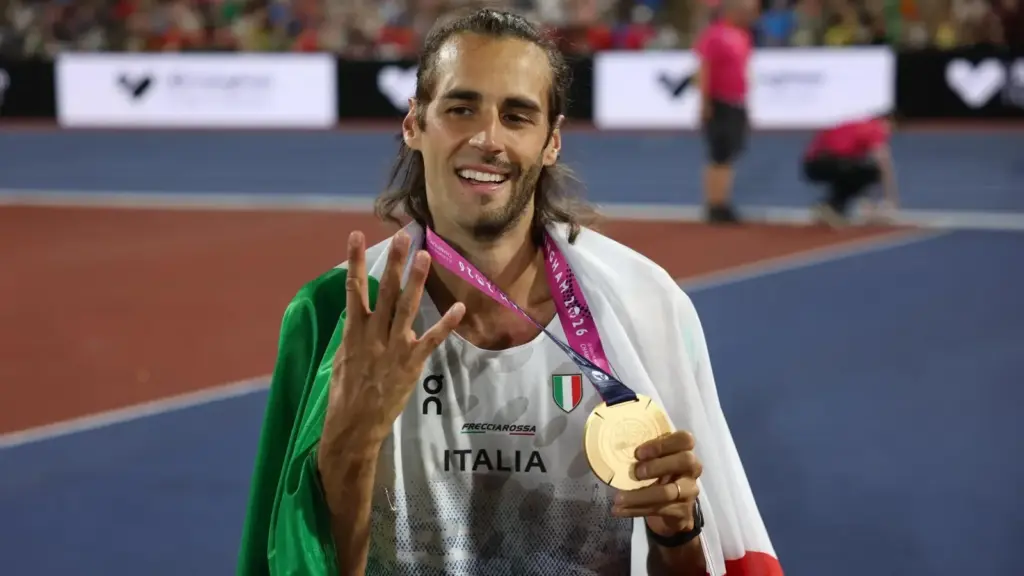 Hochspringer Gianmarco Tamberi - Gold für Tochter Camilla: «Guess who's back?»