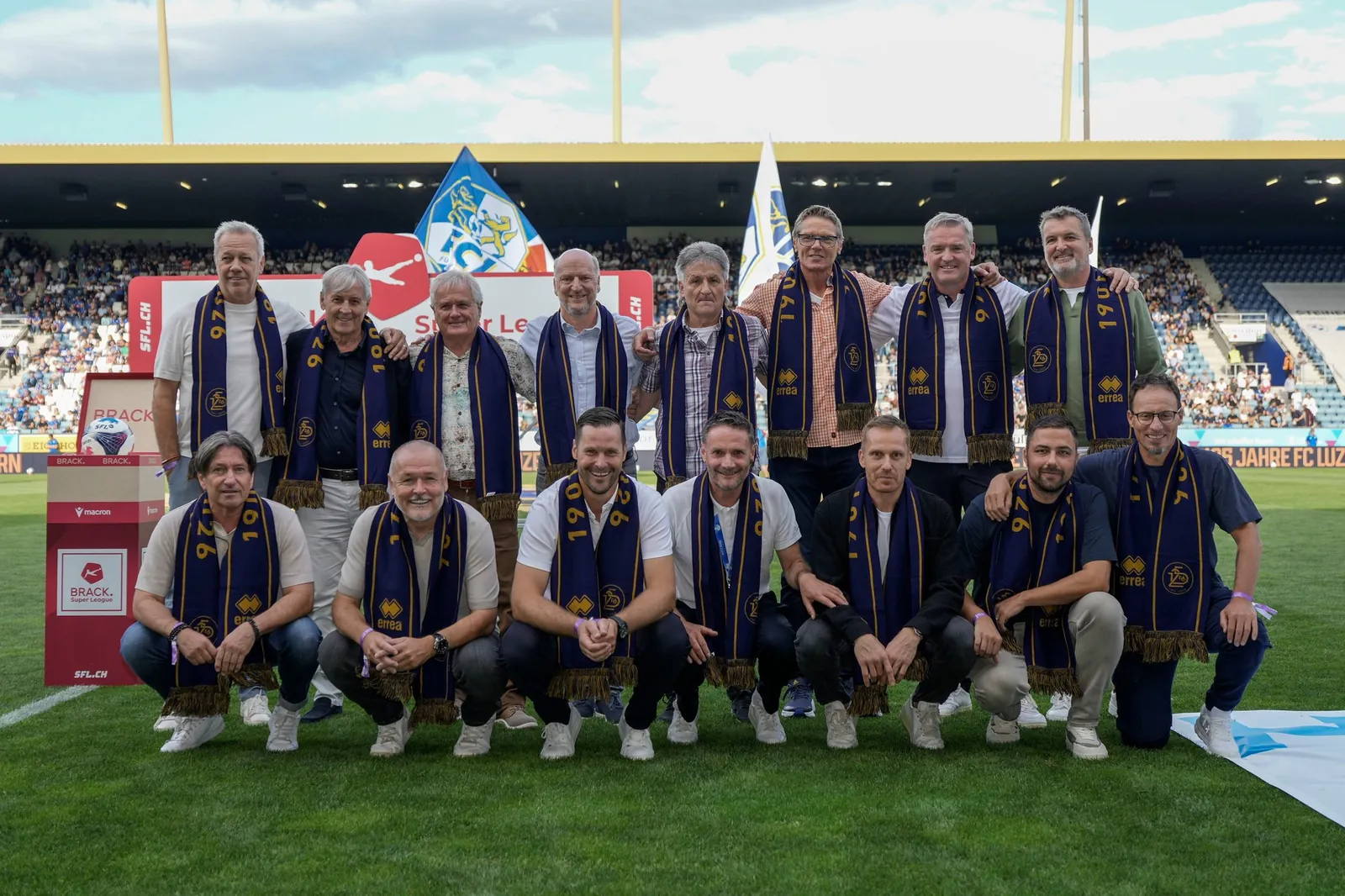 Die Legenden des FC Luzern zu Gast in der Thermoplan-Arena.